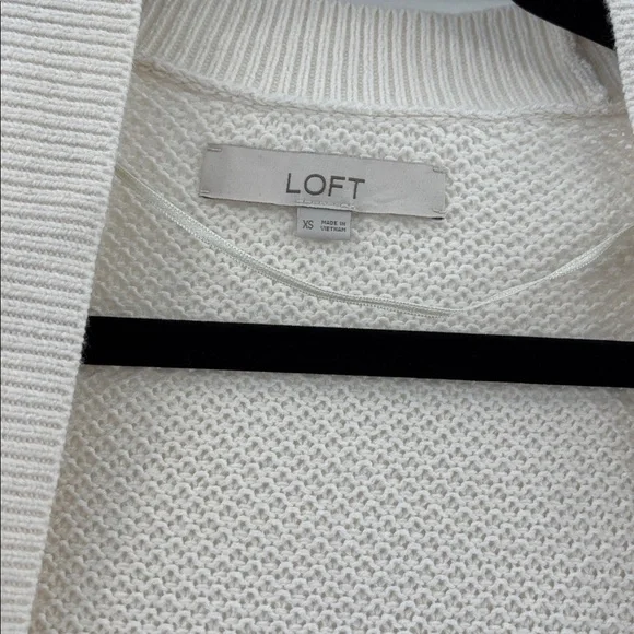 LOFT Off-White Knit Cardigan (Price Firm) - Picture 3 of 4